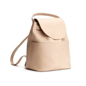 Cuyana Leather Backpack in Blush